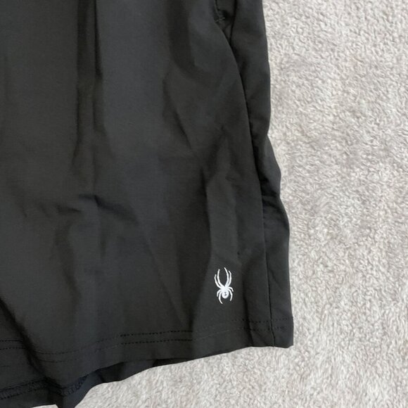 NEW Spyder Active Men's XXL Pro Web Black Athletic Shorts - Picture 9 of 10